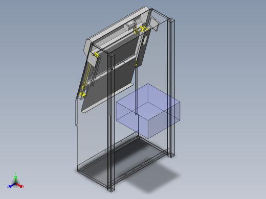 带轮_皮带+锥齿轮机构