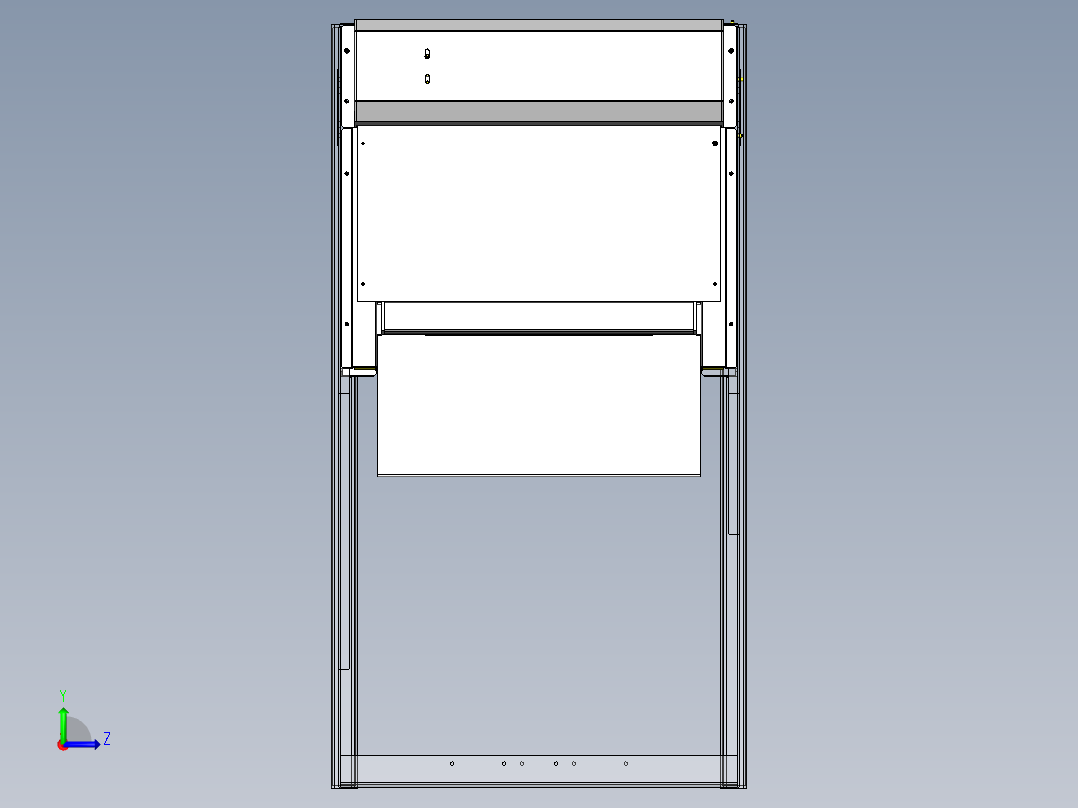 带轮_皮带+锥齿轮机构左视图