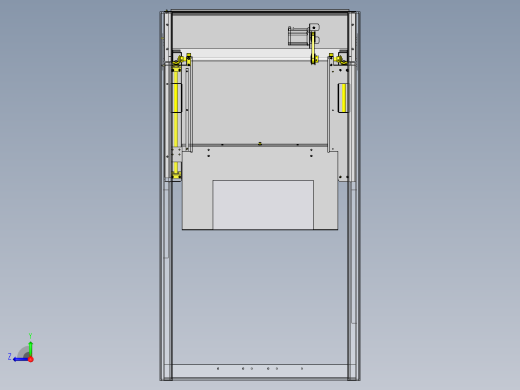 带轮_皮带+锥齿轮机构右视缩略图