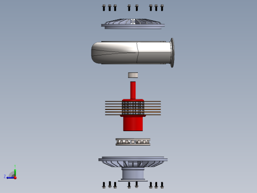 涡轮泵爆炸数模