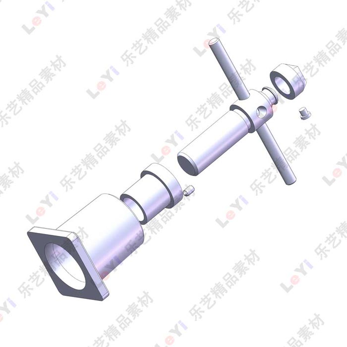 螺旋千斤顶图纸模型三维机械设计素材