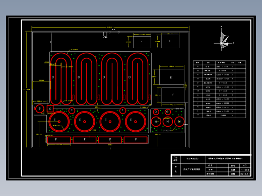 18万吨污水厂污水处理厂CAD图纸高程图平面布置图氧化沟