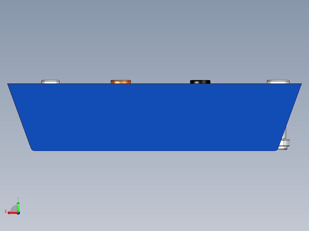 槽轮与螺旋齿轮传动机构后视图