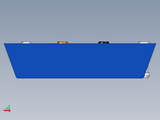 槽轮与螺旋齿轮传动机构后视缩略图