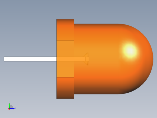 LED_Round_Orange_D8.0mm左视缩略图