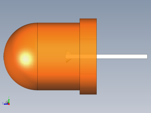 LED_Round_Orange_D8.0mm右视缩略图