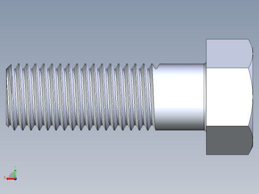 UNC 六角螺栓-Hex Bolt 1.000-8 x 3后视缩略图