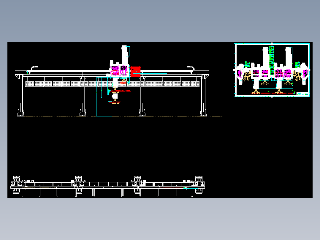 -重型轴类形状零件双Z轴桁架自动化系统