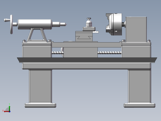492精密车床后视缩略图
