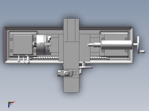 492精密车床俯视缩略图