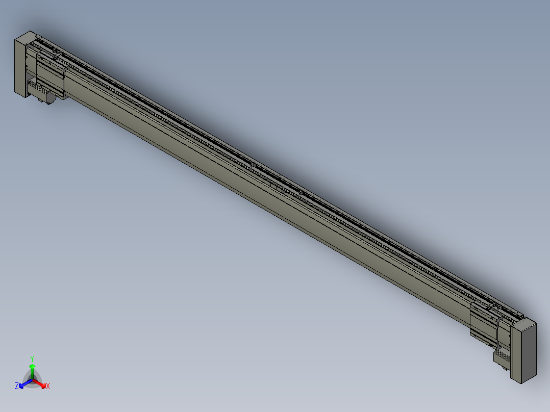 威洛博双电机滑台-VF14D2-S1000-BLR-P40-C6主视图