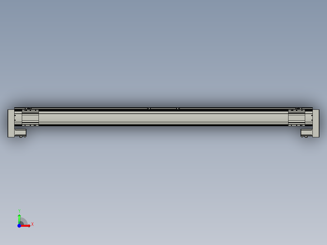 威洛博双电机滑台-VF14D2-S1000-BLR-P40-C6前视图