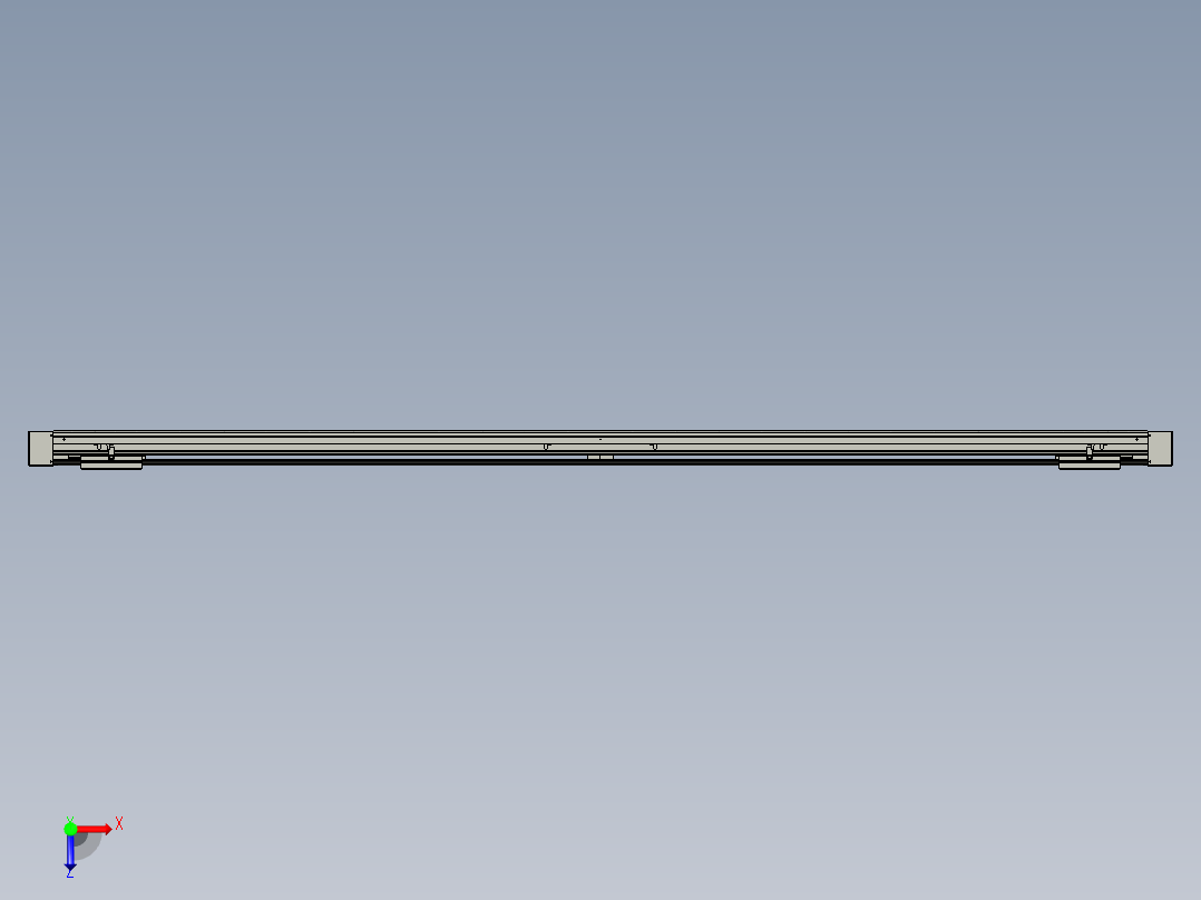 威洛博双电机滑台-VF14D2-S1000-BLR-P40-C6俯视图