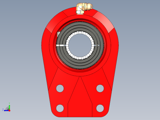 枕块侧法兰右视缩略图