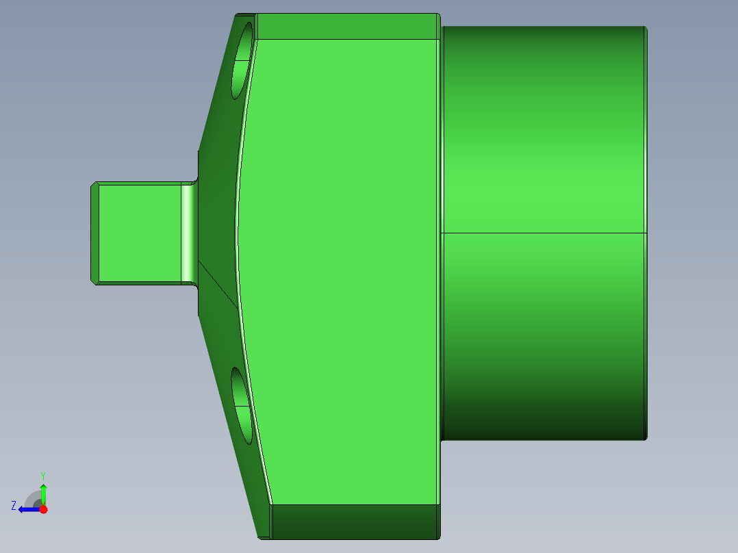 货车零件液压工装夹具设计【含三维图】右视图