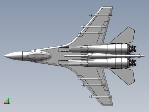 su35战斗机后视缩略图
