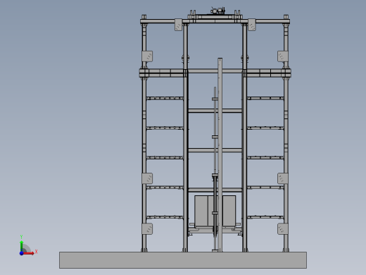 自动立体停车场-直立升降装置