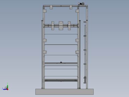 自动立体停车场-直立升降装置右视缩略图
