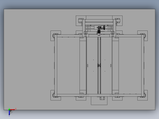 自动立体停车场-直立升降装置俯视缩略图