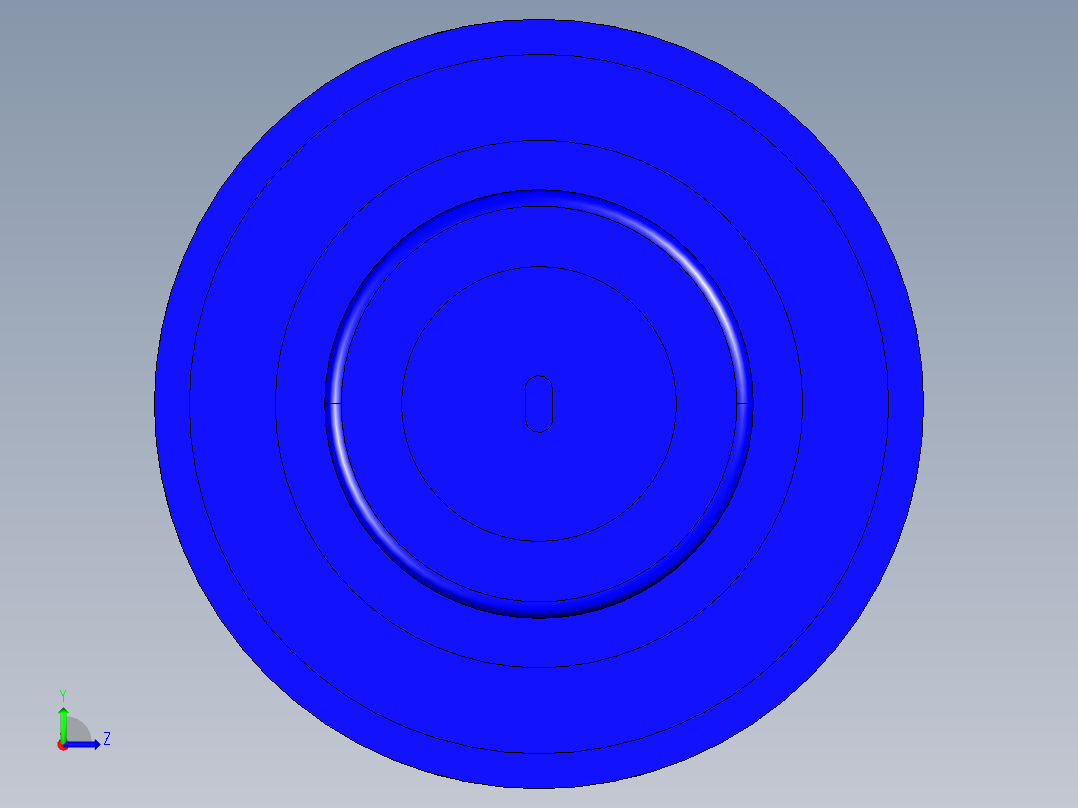 壓力蓋SFW-3D多系列多零件图纸模型左视图