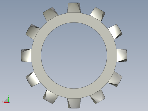 垫圈 外牙锁 公制-EXTERNAL TOOTH LOCK WASHER for M14 SCREW.STEP后视缩略图