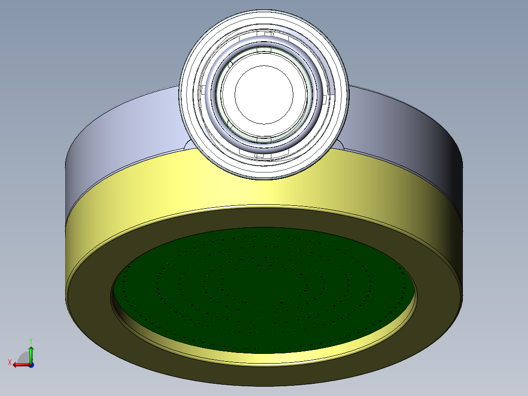 花洒莲蓬头后视图