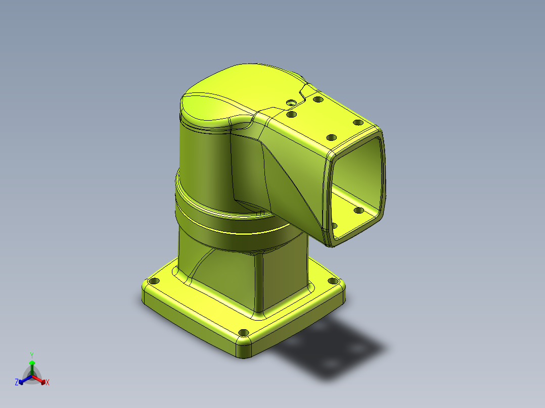 55-75-121高顶座.SLDASM正等轴测图
