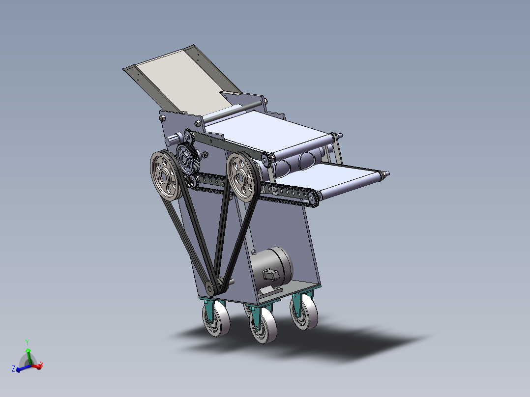 饺子皮机方案设计含sw三维==484559==500