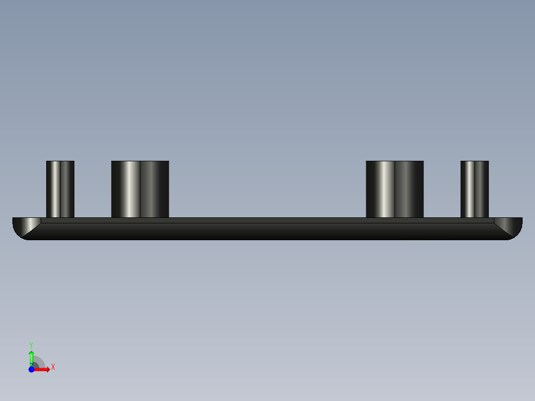 型材-BR 90X90L COVER CAP KJN516214前视图