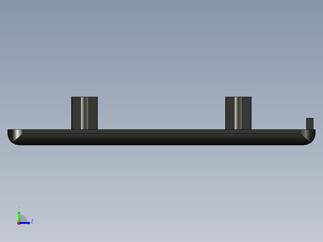 型材-BR 80X80 COVER CAP KJN529039左视图