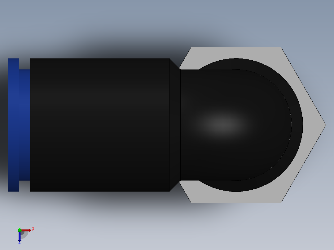 Ø6 x 1-8G COTOVELO 90° MACHO GIRAT. (C02470618)俯视图