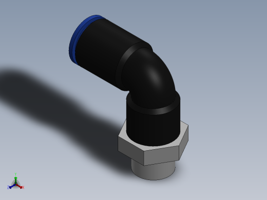 Ø6 x 1-8G COTOVELO 90° MACHO GIRAT. (C02470618)正等轴测缩略图