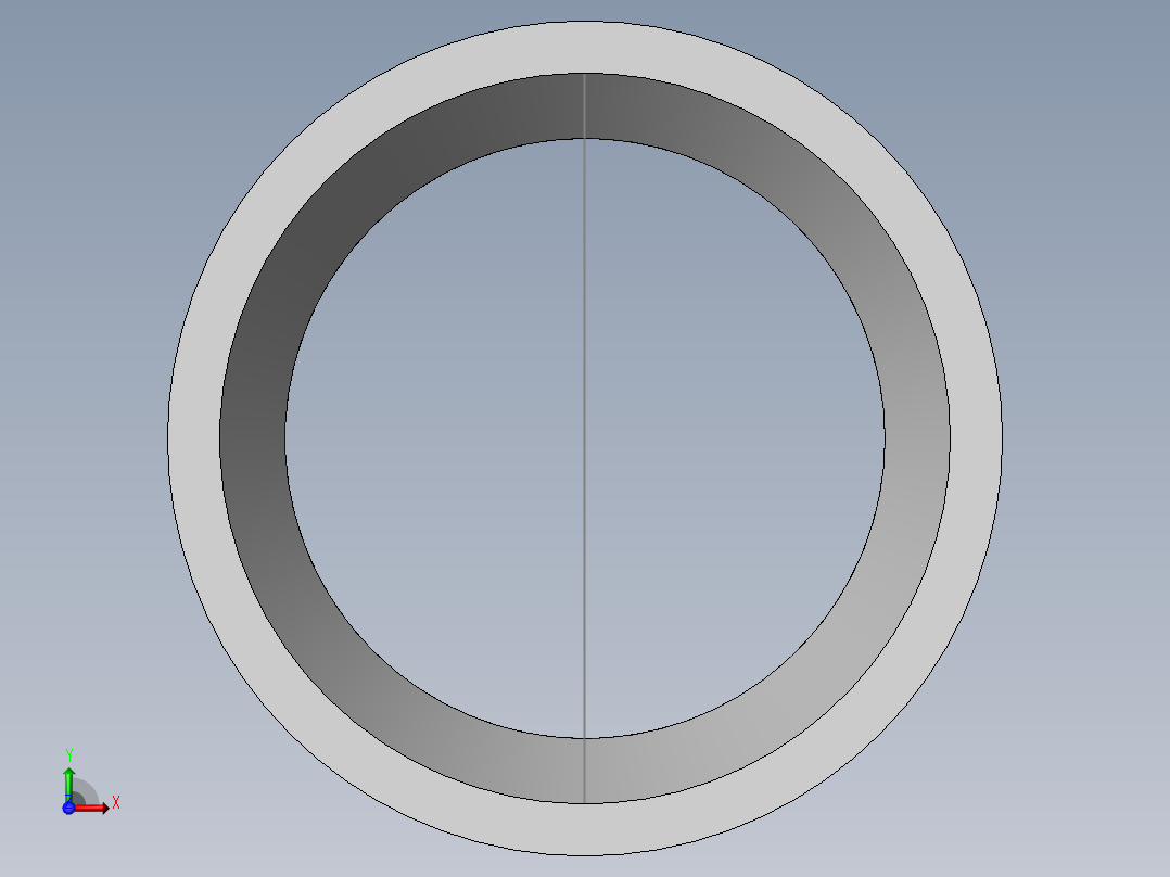 PVC公制管件-32x25 reducer前视图