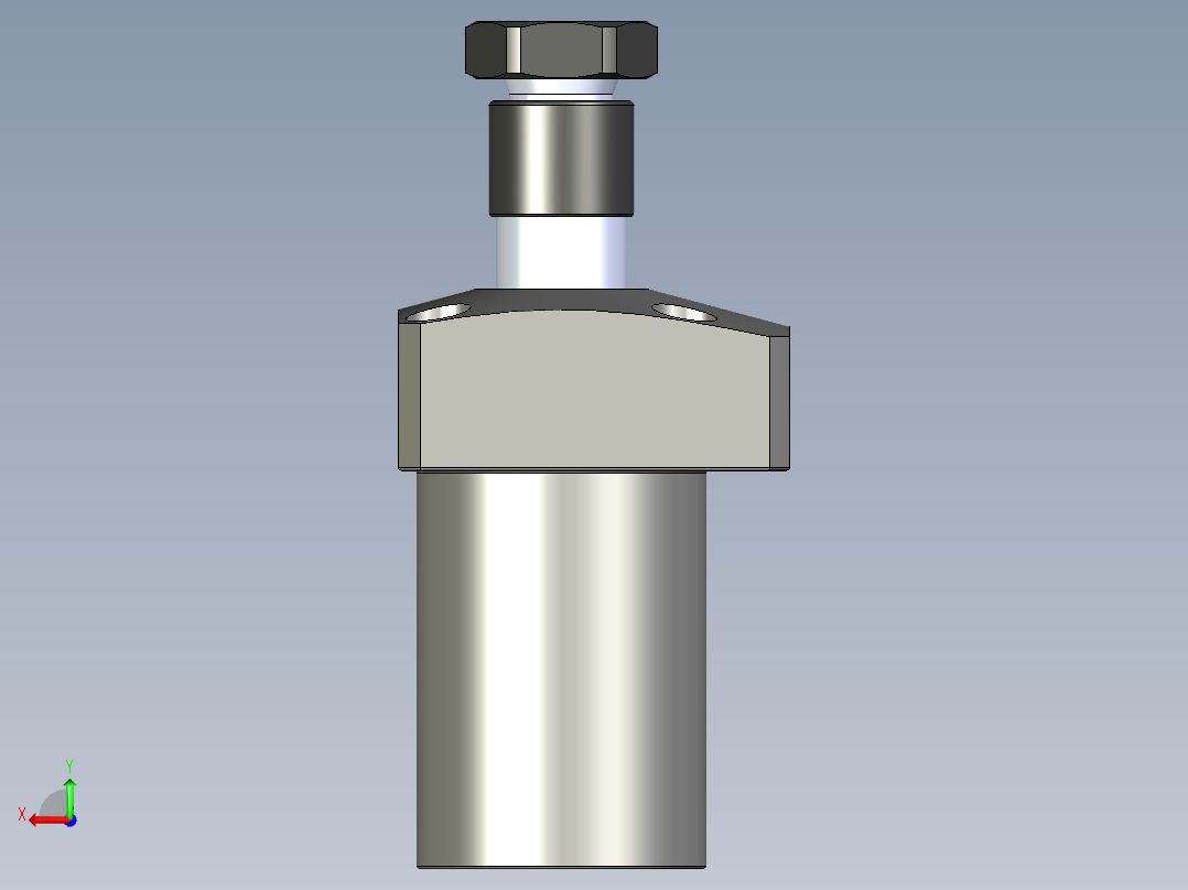 KOSMEKLHS0400-SR-Y30多系列多零件图纸模型后视图
