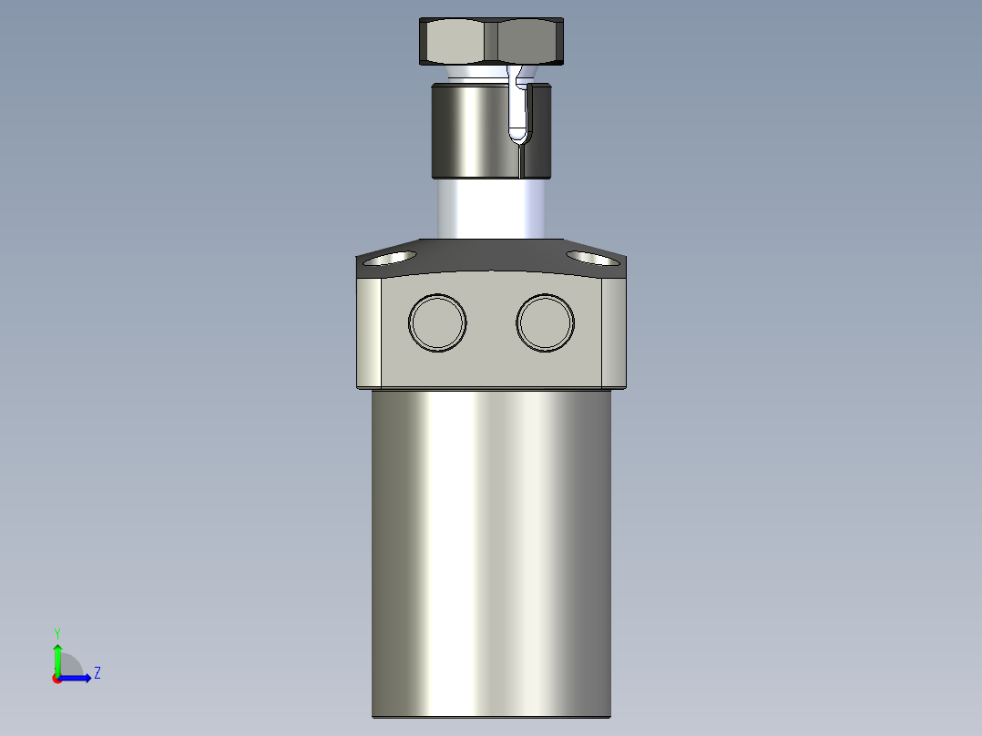 KOSMEKLHS0400-SR-Y30多系列多零件图纸模型左视图
