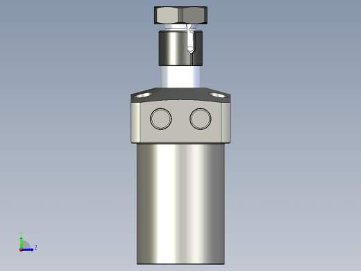 KOSMEKLHS0400-SR-Y30多系列多零件图纸模型左视缩略图