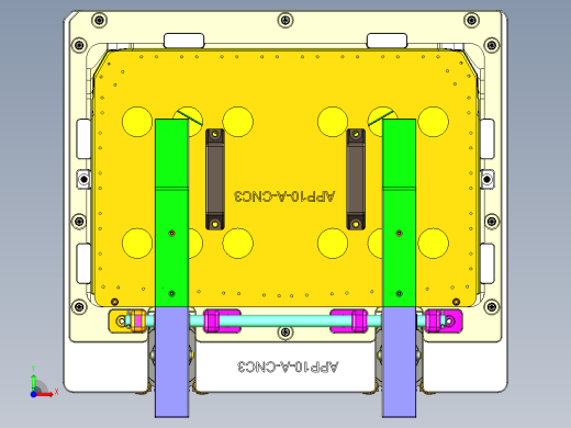app10_lcd_cover_al-笔记本CNC工装夹具三维模型CNC3前视缩略图