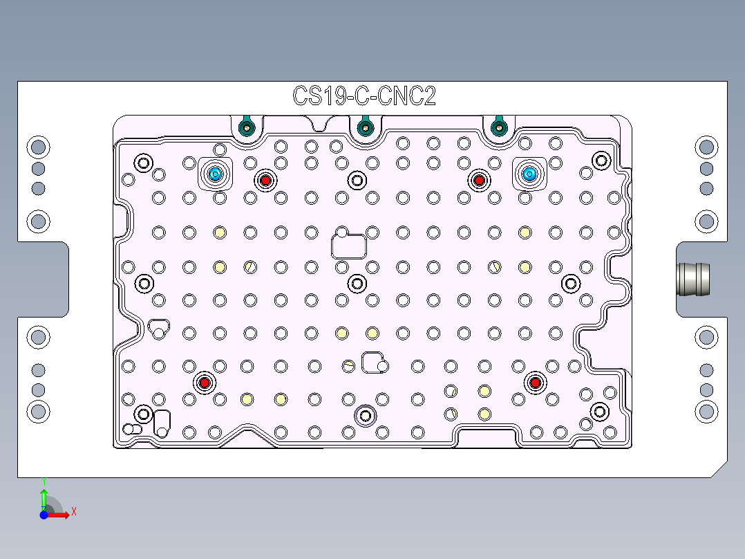 CS19-C-CNC2-180925笔记本CNC工装夹具三维模型前视图