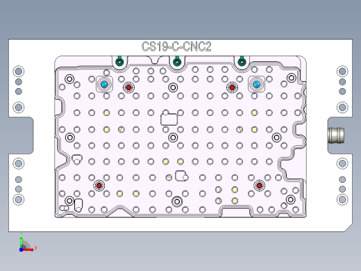 CS19-C-CNC2-180925笔记本CNC工装夹具三维模型前视缩略图