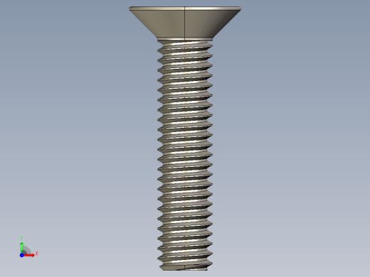 Screw_ISO_10642_M2x12_A2.STEP前视缩略图