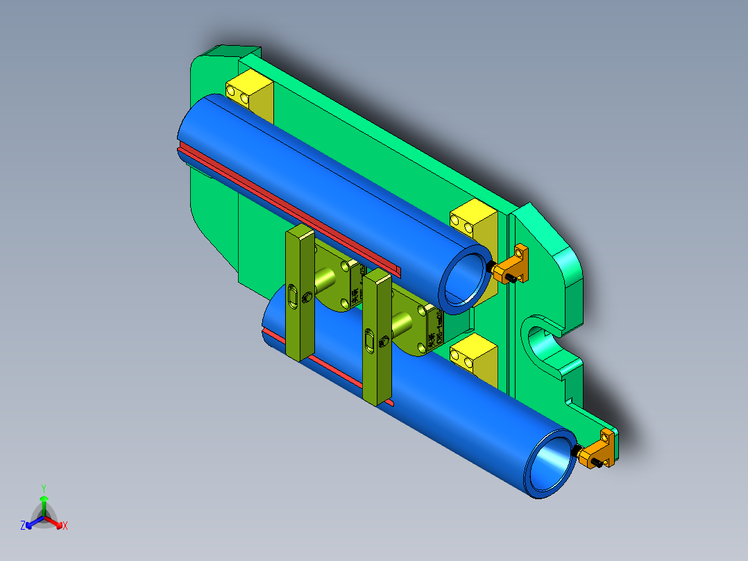 套筒铣双槽液压夹具