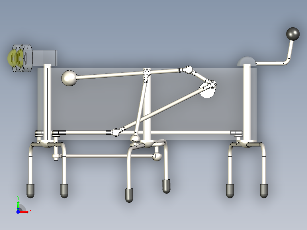 B3003963-机械蟑螂前视图