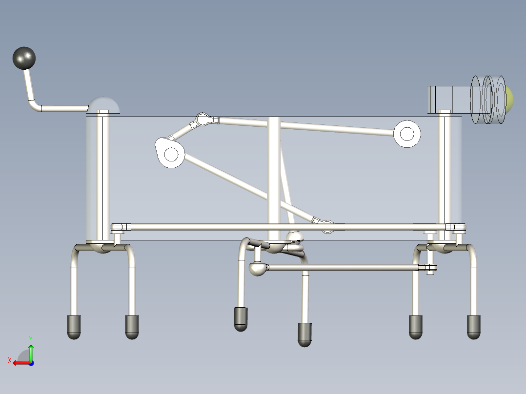 B3003963-机械蟑螂后视图