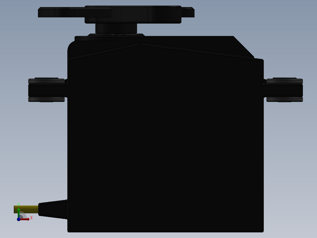 舵机(101)前视图