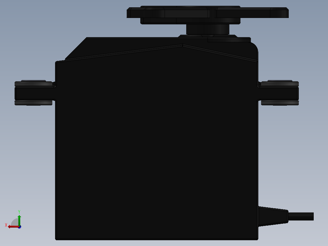 舵机(101)后视图