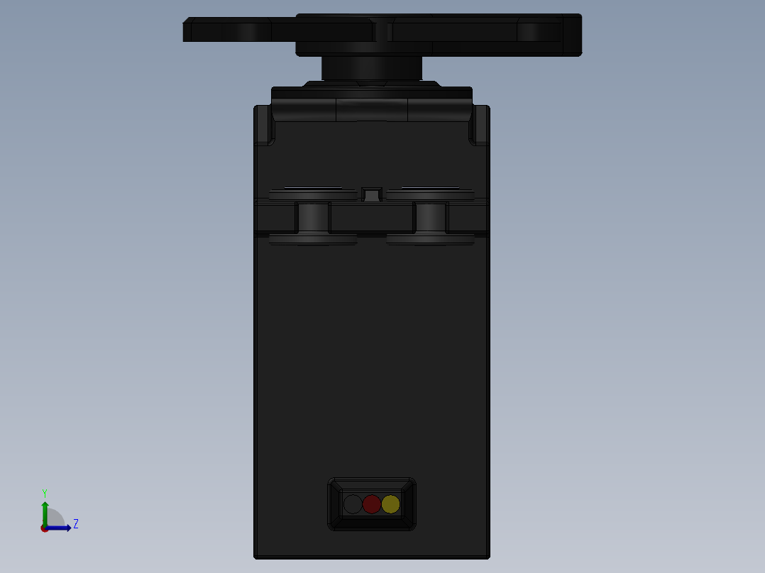 舵机(101)左视图