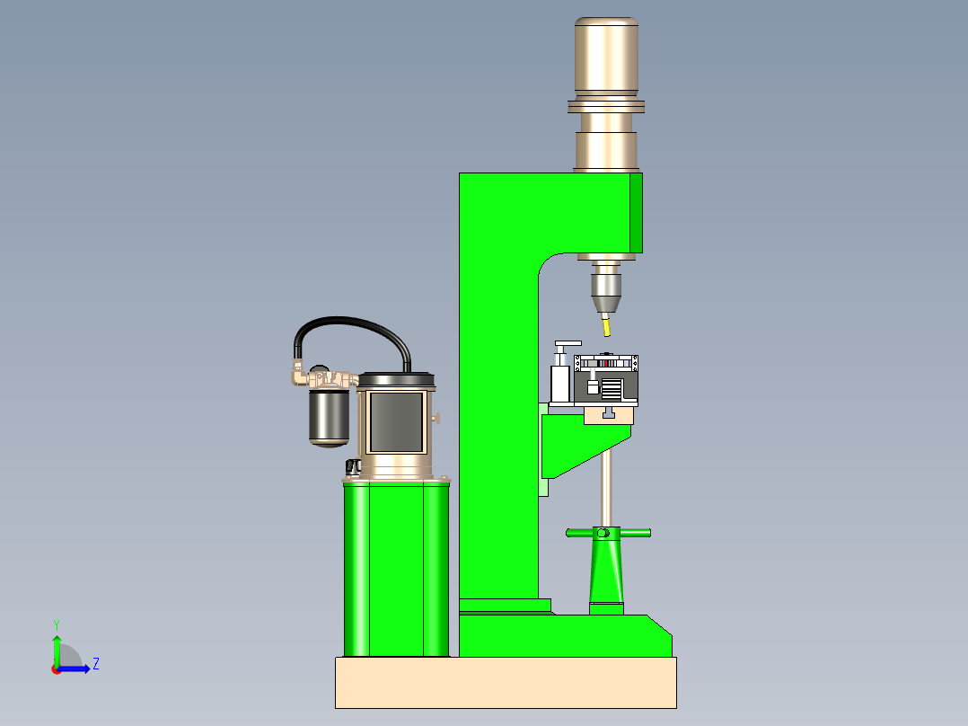 A3004122-铆接夹具左视图