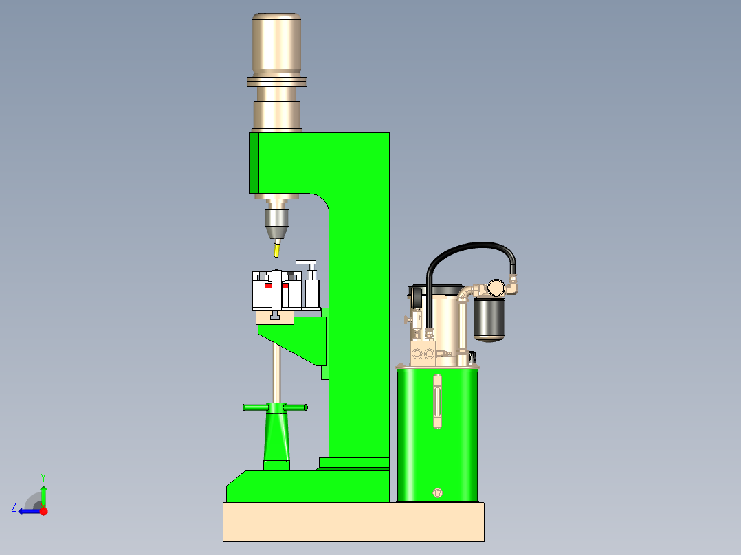 A3004122-铆接夹具右视图