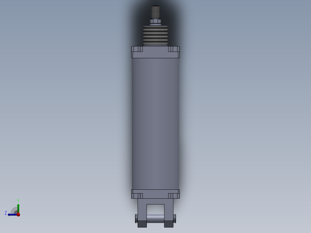 拉杆气缸-100x25x257-mm-1.snapshot.1右视图