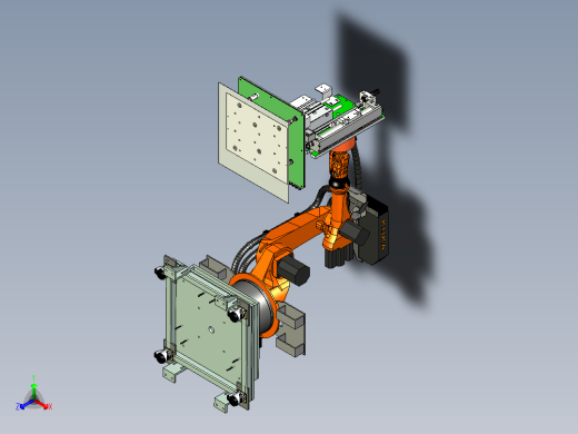 金属板抓取搬运机械手